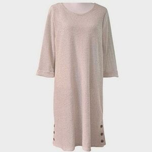 ROBERT LOUIS DRESS SZ L OATMEAL